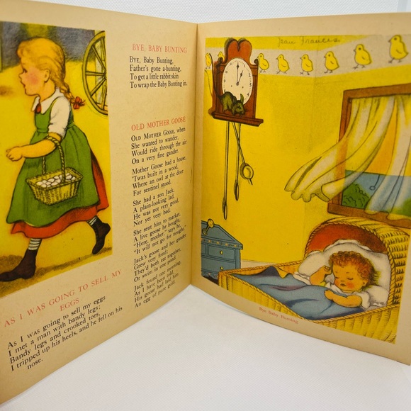 The Old Woman Who Lived In A Shoe And Other Nursery Rhymes No. 505 Vintage - Picture 4 of 8